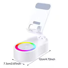 Phone Holder 3 in 1 Wireless Audio Bluetooth Speaker Adjustable Foldable Desktop Holder For Family Live iPhone Xiaomi Lazy Stand